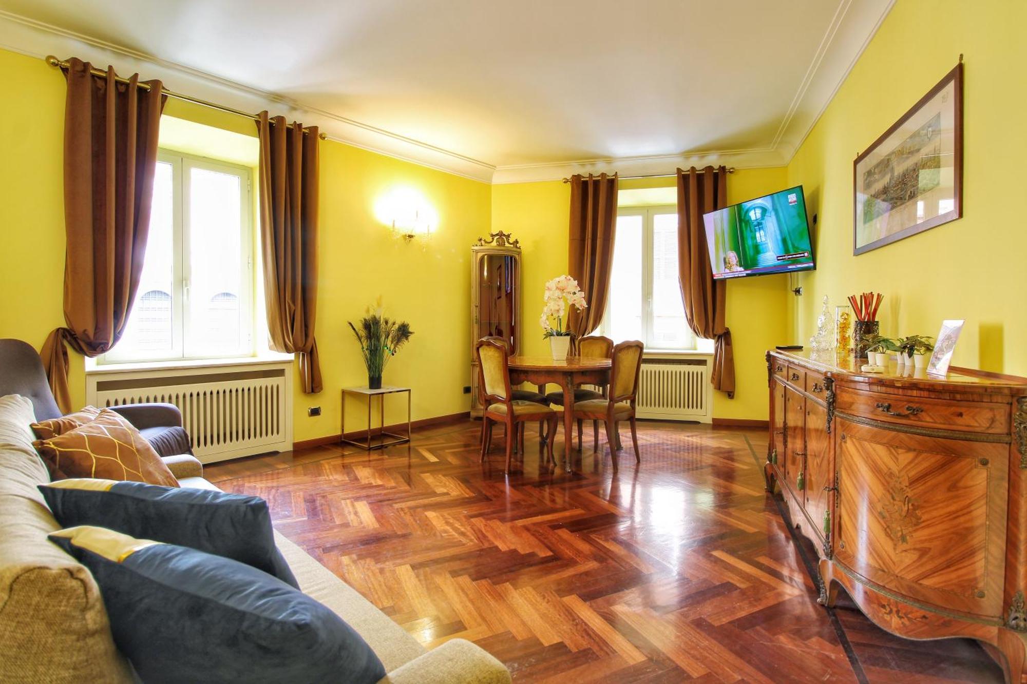 Large And Charming In Trastevere By Yourhost Lägenhet